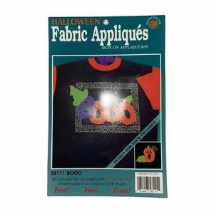 NIP What's New Fabric Appliques Halloween Pumpkins